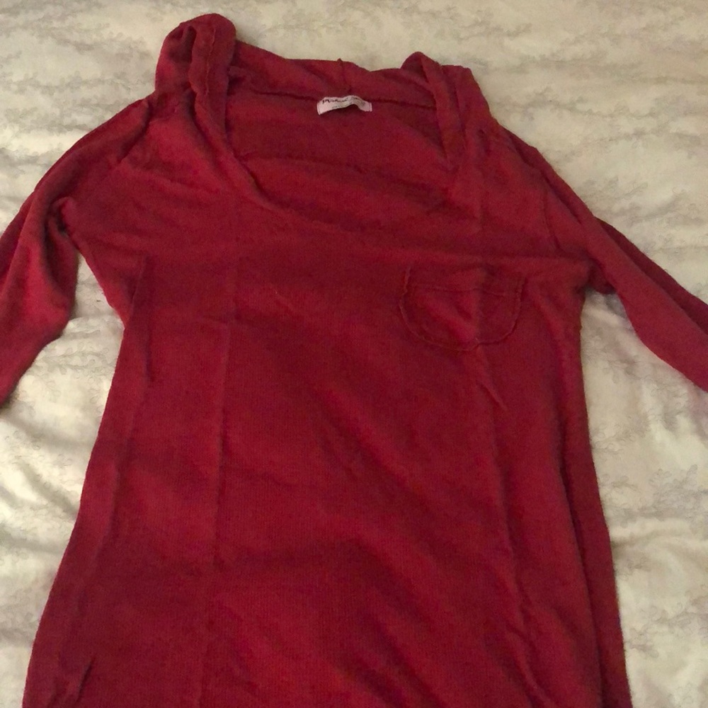 Red sweater